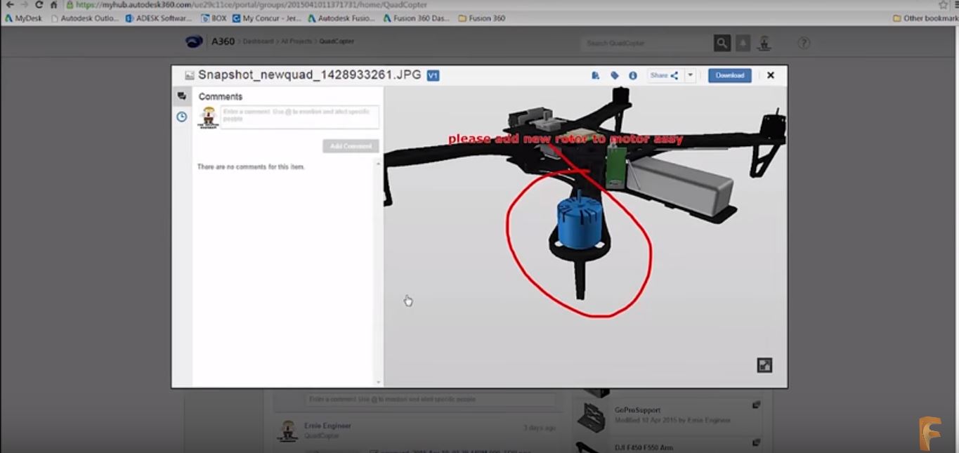 Evalúa y califica los diseños de otros usuarios con Autodesk AutoCAD Fusion 360 - Colombia