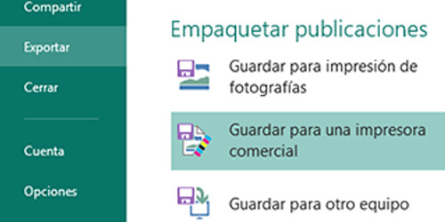 Imprime tus documentos y piezas de Microsoft Office Publisher en alta calidad - Colombia